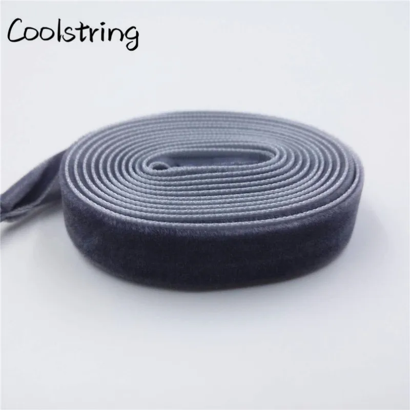 Coolstring 1,27 см(1/2 дюйма) пластиковые наконечники плоские односторонние сверхпрочные вельветовые шнурки для спортивной обуви одна пара Прямая поставка