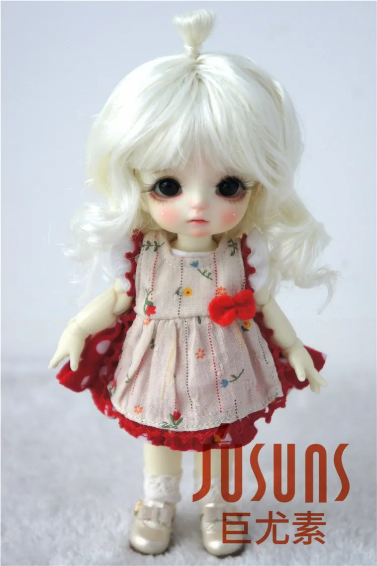 5-6inch Ice cream JD375 1/12 1/8 1/6 милый стиль волна синтетический мохеровый парик для куклы size4-5inch 5-6 дюймов 6-7 дюймов Высокое качество Аксессуары для кукол - Цвет: 5-6inch Ice cream