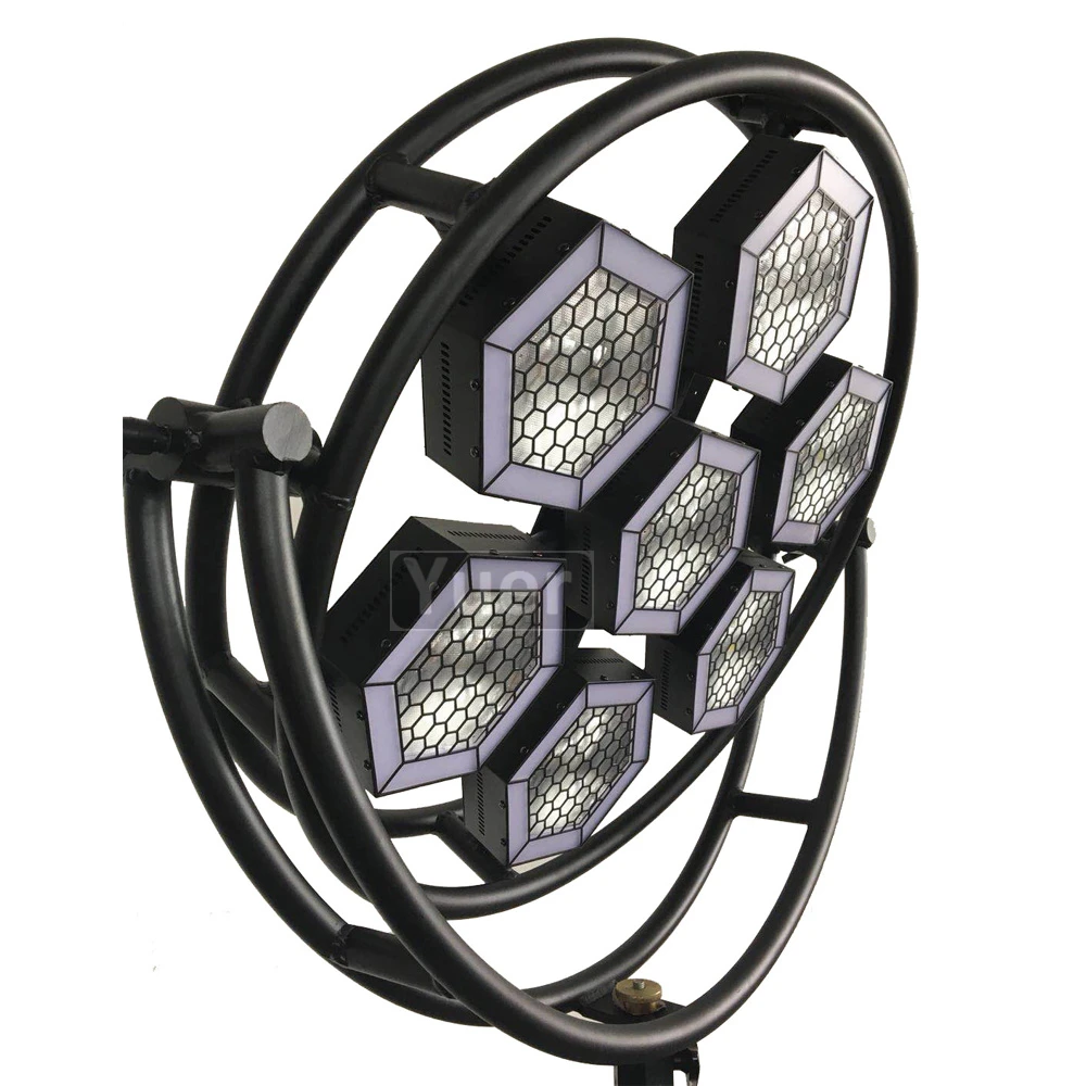 7 Halo Hexa LED SMD RGB 3 в 1 Pixel B light COB прожексветильник для телевизора студии дискотеки
