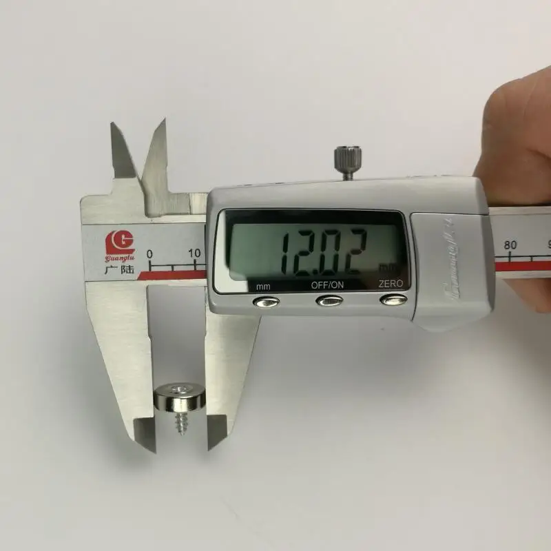 Набор неодимовых магнитных защелок, сильный магнит для двери D12X4mm N52, магнитный удерживающий фиксатор для шкафа, шкафа, мебели, фиксации