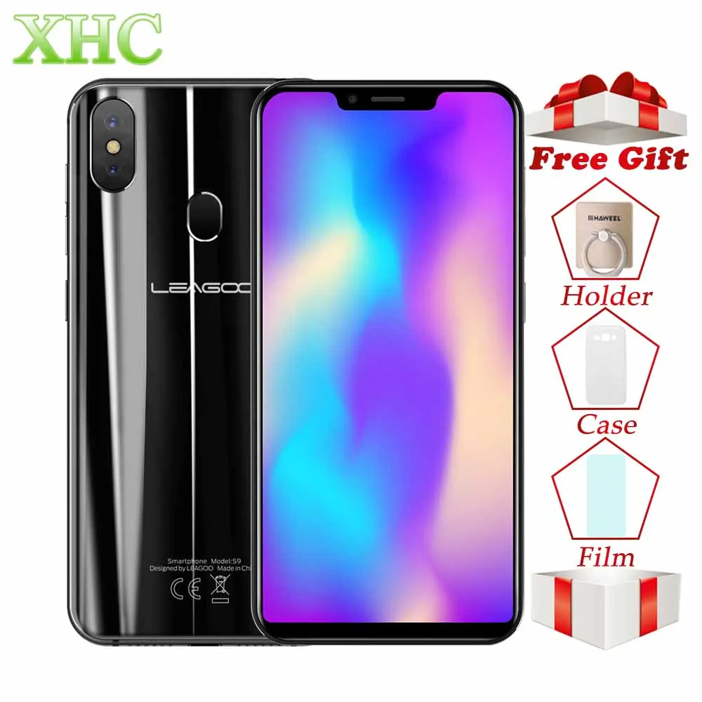 LEAGOO S9 Android 8 1 5 85 дюймов смартфоны Оперативная память 4 Гб Встроенная 32 GB MTK6750
