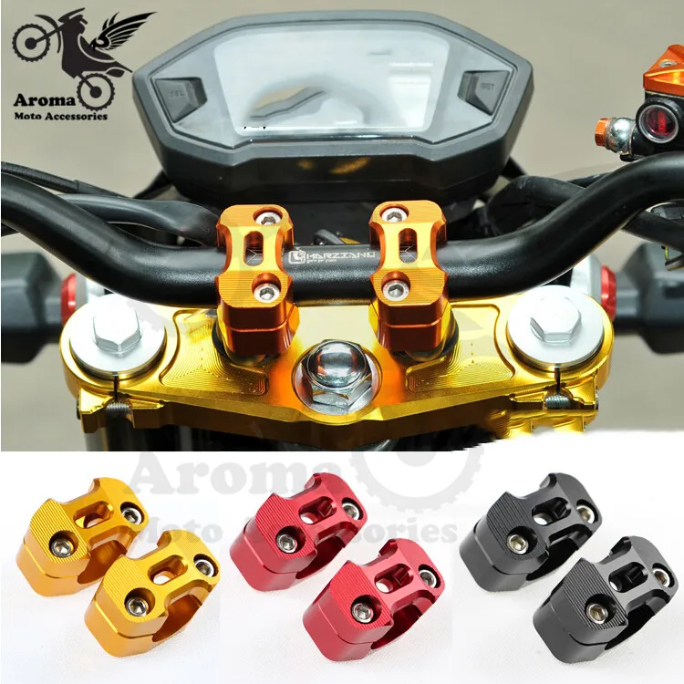Металлические moto rbike Руль riser крепление pit bike крест рука бар адаптер рукоятка 28 мм