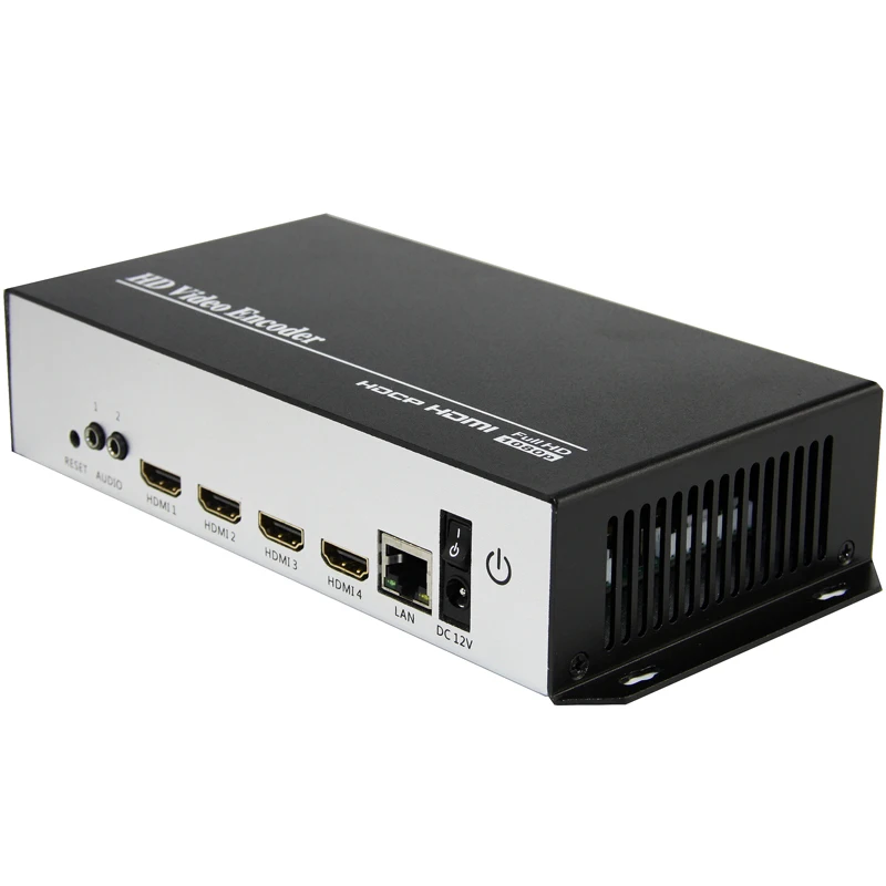 1080P 1080I HDMI видео к IP кодировщик 4Ch HD IPTV H.264 прямой трансляции RTMP RTSP HTTP HLS UDP ONVIF RTP|Теле-