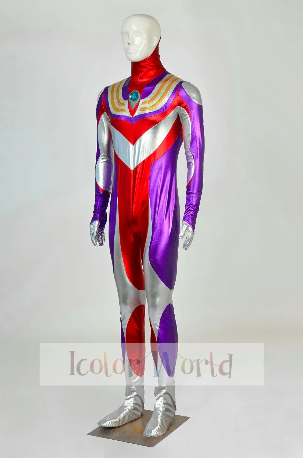 Горячие Ultraman tiga Косплэй костюм супергероя Ультрачеловек комбинезон|ultraman