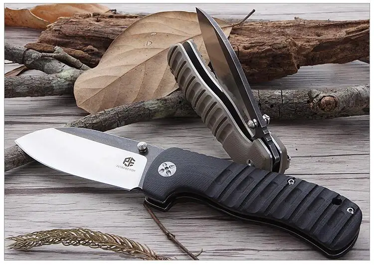 Llxxmm Открытый Тактические складные Ножи AUS 8 лезвие G10 ручка охотничьи ножи