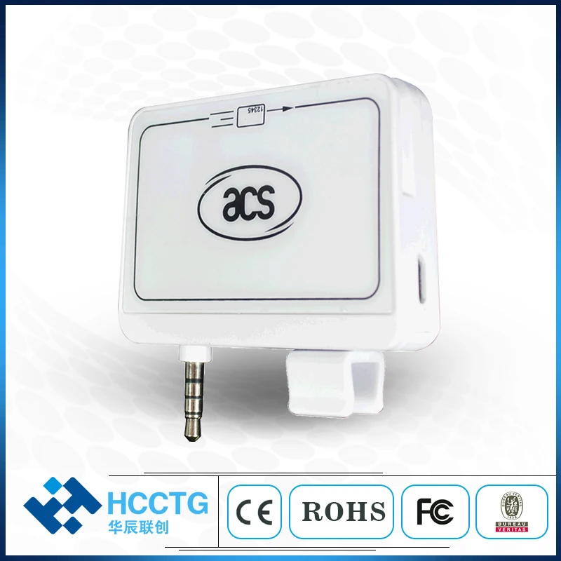 3 5 мм аудио разъем EMV Магнитный кардридер Smart IC чип записывающее устройство ACR32 |