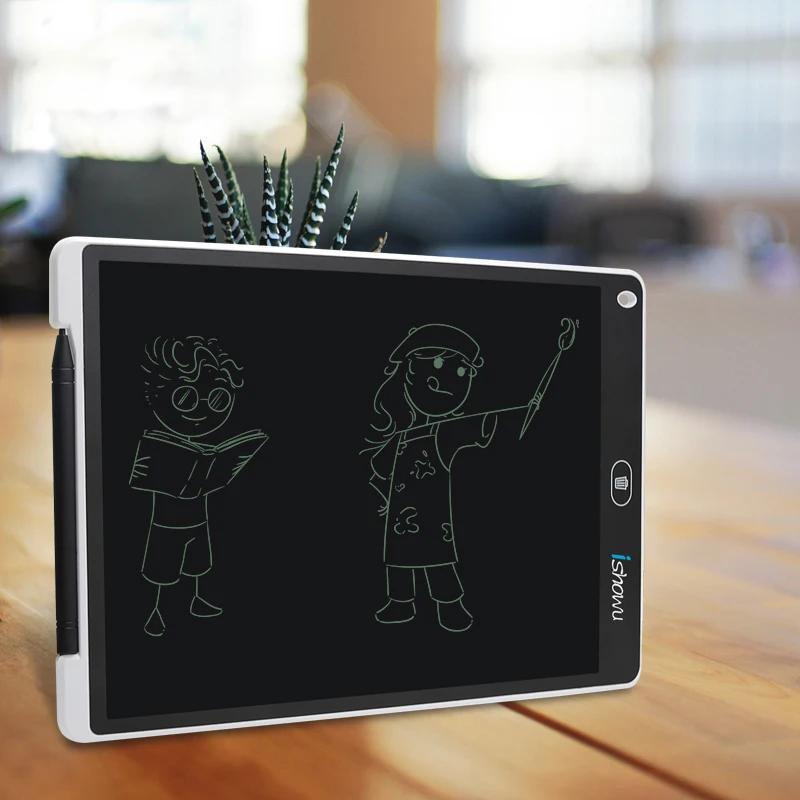 12 ''lcd красочная ультратонкая доска для записей, доска для записей, портативная электронная доска для рисования, планшет, цифровая графическая доска для рисования