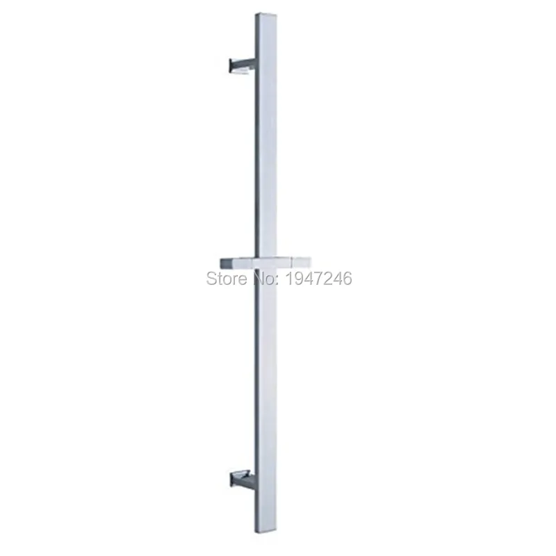 Оптовые акционные quare Все латунные ручные направляющие для душа регулируемые