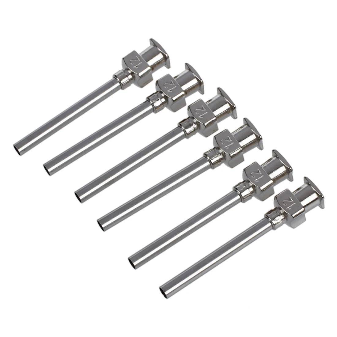 Наконечник иглы из нержавеющей стали Luer Lock 12 Калибр 2 05 мм ID x 8 OD 1 &quotДлина