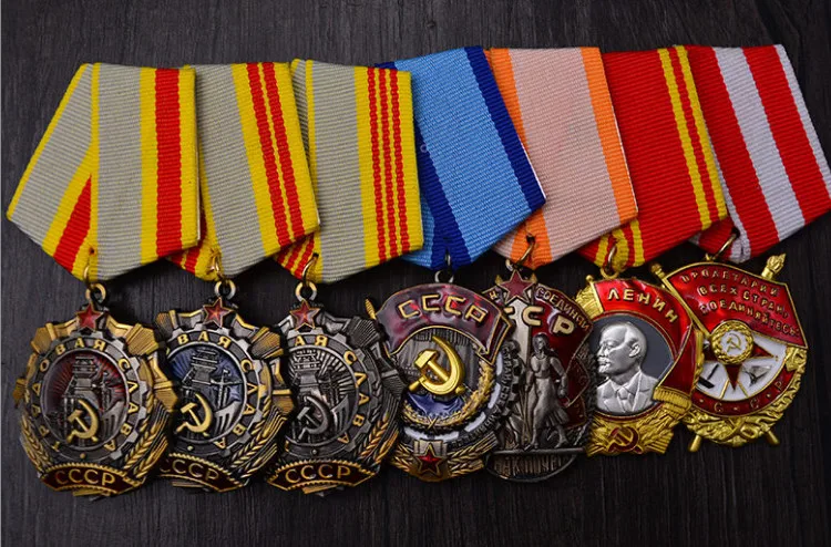 Высочайшее качество, медаль Второй мировой войны, красный флаг, красный флаг, Венера, красная звезда, герой, СССР, СССР, медаль за трудовую славу, честь, Восточная линия