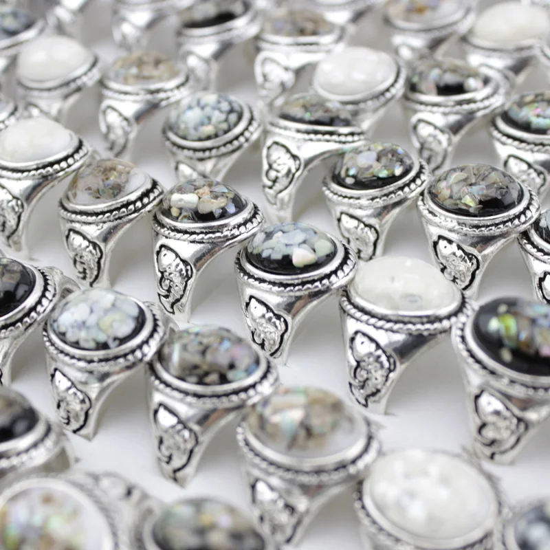 Новая мода в богемном стиле винтажном Натуральная раковина милая Большие кольца