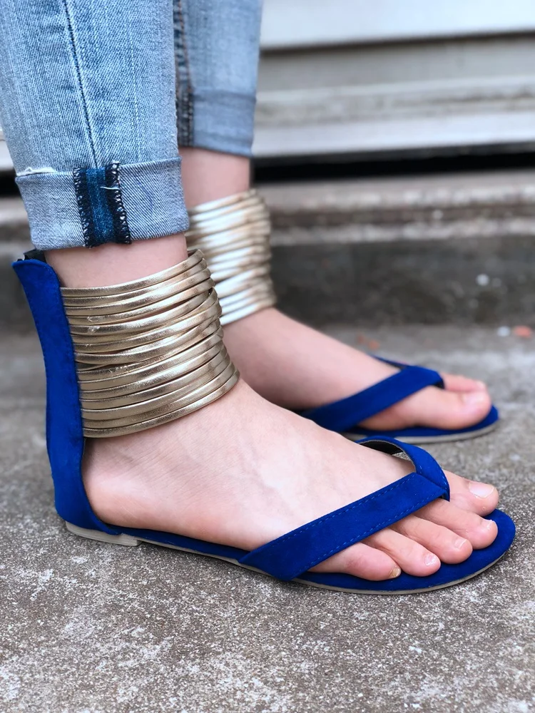 RUIYEE женские сандалии слайд Уличная обувь пляжная открытый металл 2018 Новая летняя