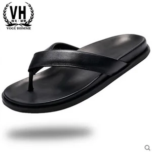 Сандалии мужские из натуральной воловьей кожи, кроссовки, шлепанцы, подходят ко всему, Повседневная пляжная обувь для отдыха, лето