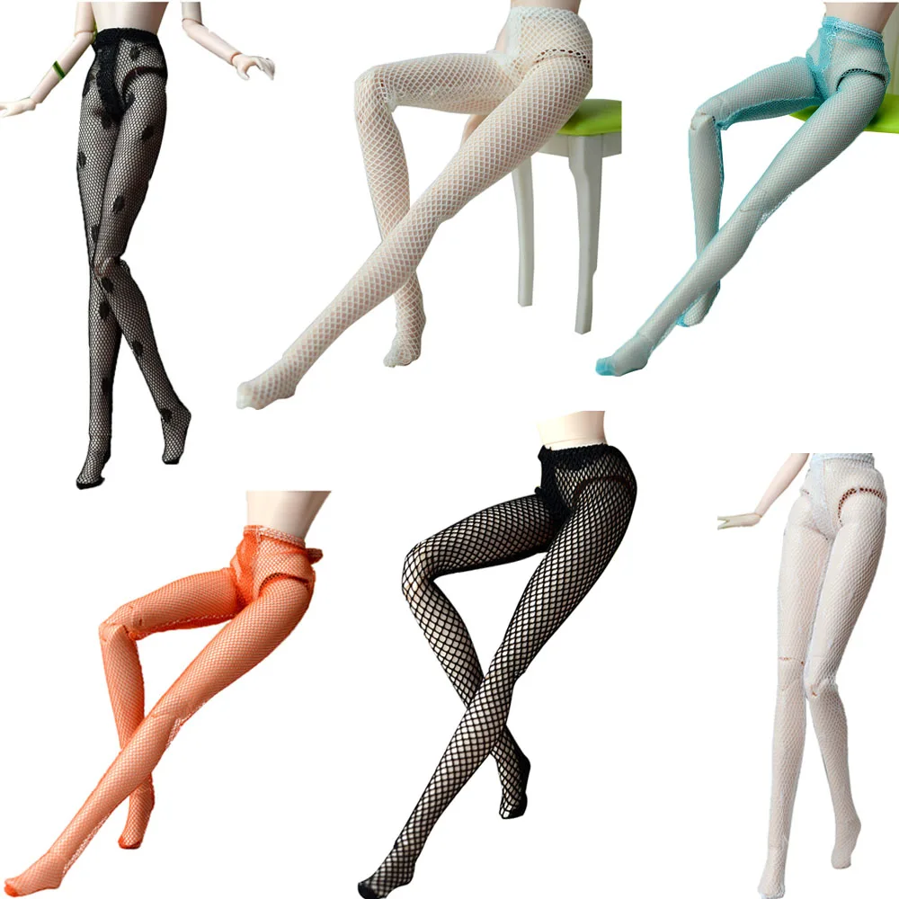 NK одна пара куклы сетчатые чулки интимные кружевные аксессуары модные кожаные