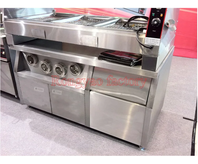 1.5M Center Island Working Table Milk Tea Shop Stainless Steel Station Operating work bench for Hamburg | Бытовая техника