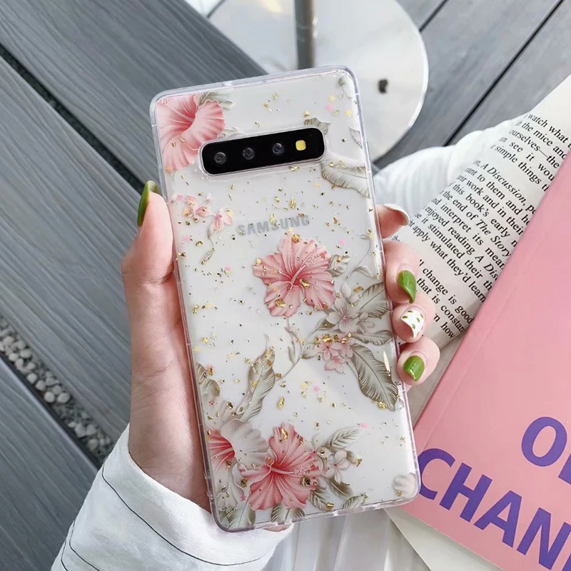 Чехлы YHBBCASES для Samsung Galaxy S10 5G S8 S9 Plus прозрачный мягкий чехол телефона из ТПУ в стиле