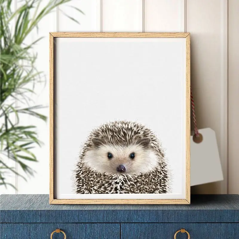 Постер с изображением Ежика для детской фотосъемки современное животное Картина