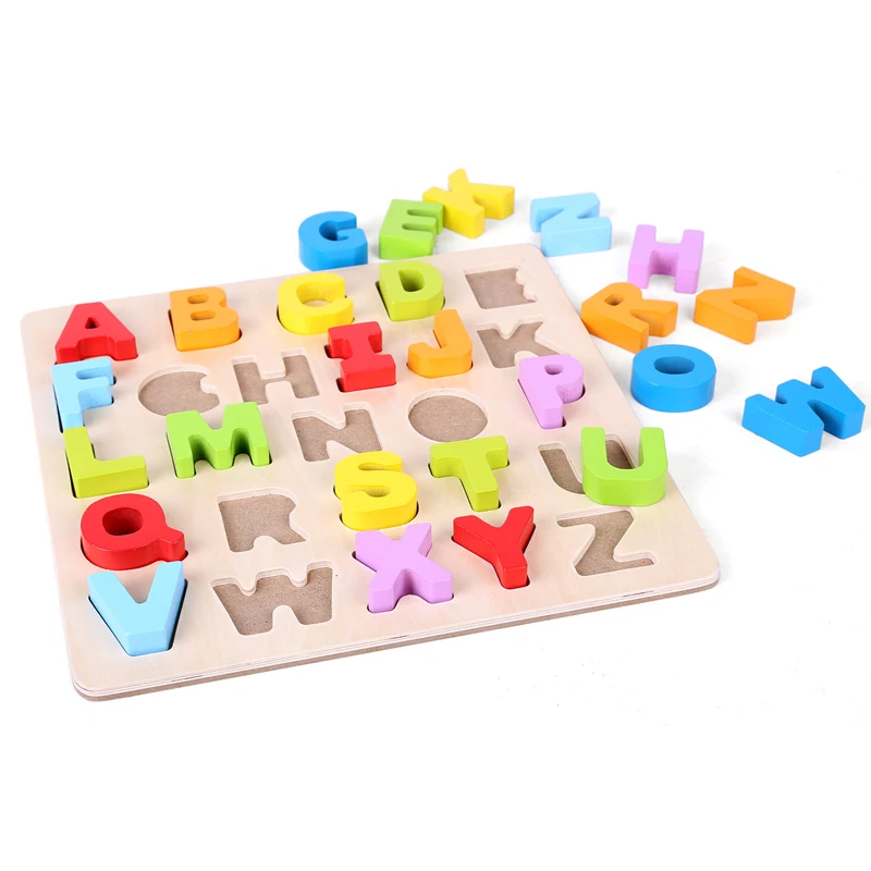 Детские развивающие Игрушки для раннего развития деревянная игрушка пазл с