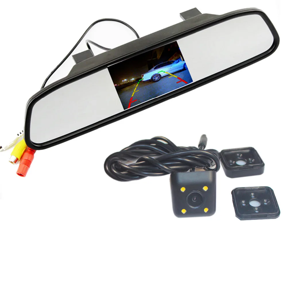 Car Monitor &amp Backup Camera HD Video Auto Parking Reversing CCD Rear View 4.3 inch Reverse Mirror | Автомобили и мотоциклы