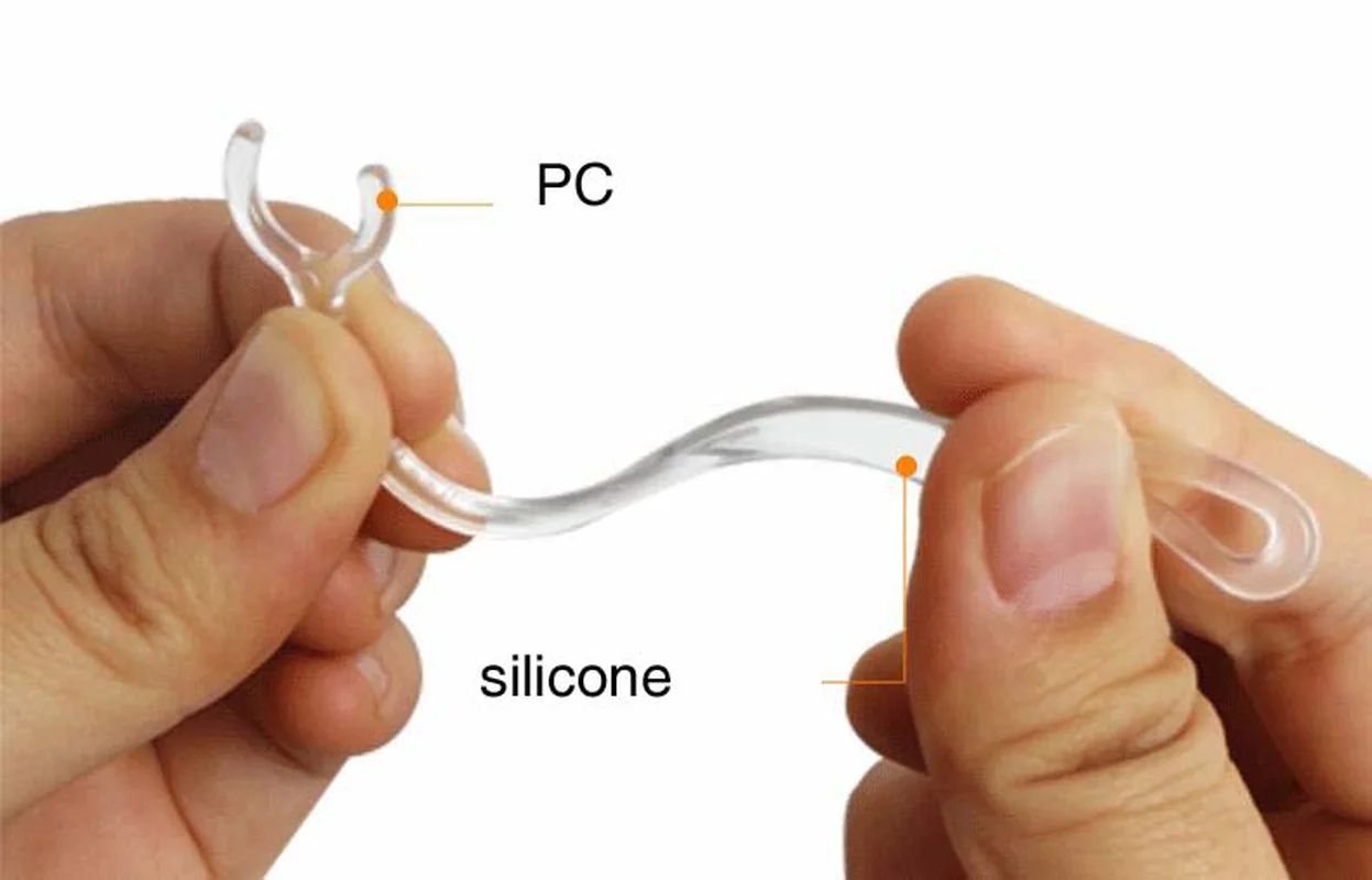 2 Pcs Anti-lost Silicone Soft Bluetooth Earphone Earhook Clip Headphone Stand Sport Headset Ear Hook Clamp Holder EarLoop Wings |