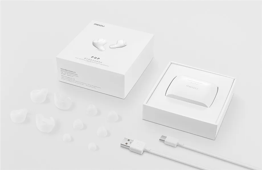 Meizu POP TW50, двойные беспроводные Bluetooth наушники, мини спортивные наушники-вкладыши, водонепроницаемые наушники, беспроводные наушники