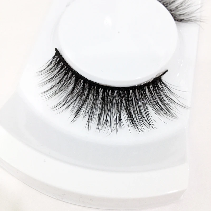 1 Pair False Eyelashes Natural Makeup 3d Mink Lashes Long Fake Eyelash Extension Faux Strip Eye Non Magnet #19 | Красота и здоровье