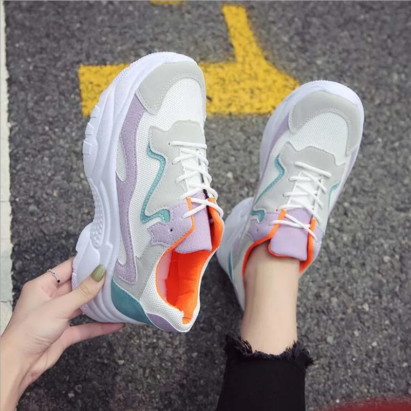 Женские кроссовки; женская повседневная обувь; модные zapatos De Mujer tenis feminino; белые кроссовки; женские кроссовки; Baskets Femme