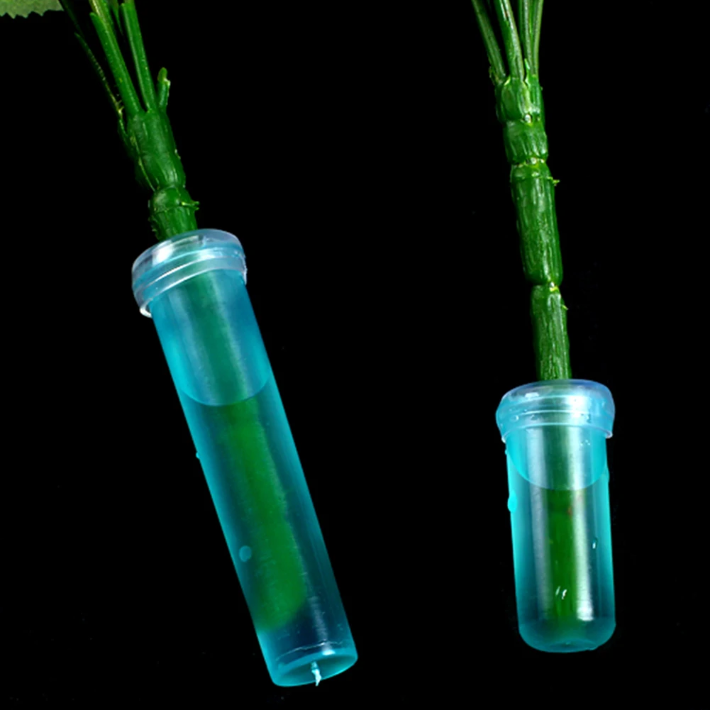 10 шт. пластиковые Гидропонные трубки для цветов с крышкой|Соединители садового