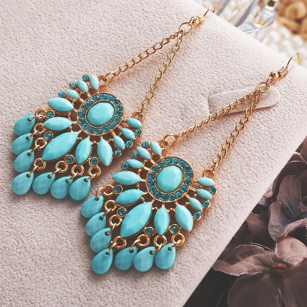 Женские Висячие серьги IF ME подвески с длинной цепочкой в богемном стиле