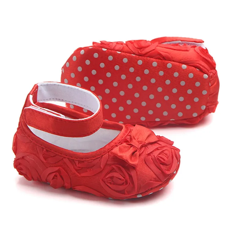 

Baby Girl Shoes Soft Sole Anti-slip Cotton Toddler Infant Newborn Prewalker Girls Flower First Walkers 0-24M