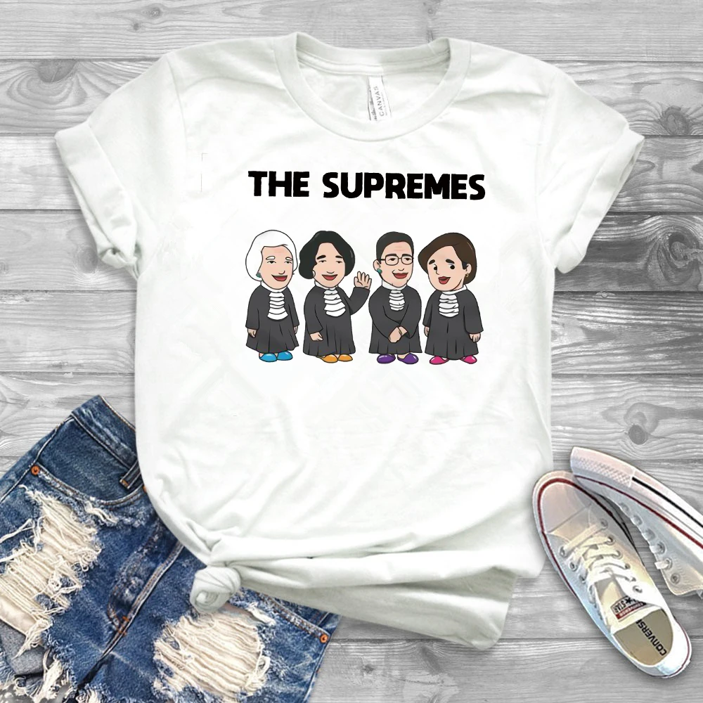 Пресловутой рубашка Rbg в Supremes суда футболка Для женщин женского забавная