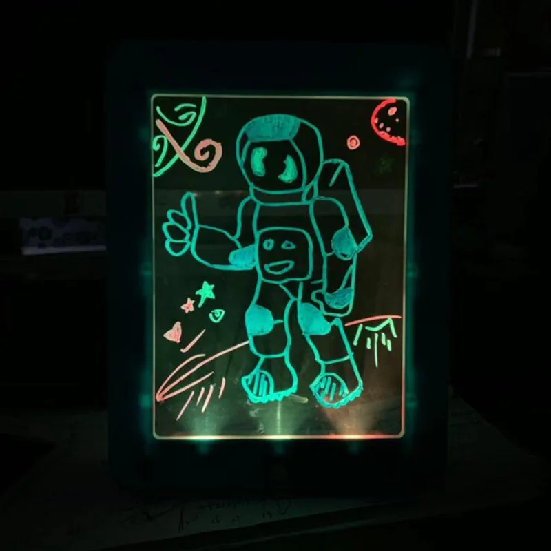 3d-планшет для рисования Светодиодная доска пластиковой креативной