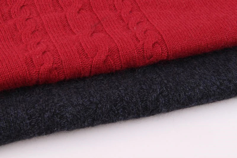 large size pure goat cashmere twisted thick knit men sweater pullover coat zipper high collar EU/S105-4XL135 retail wholesale
