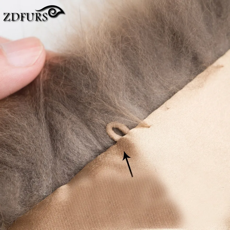 ZDFURS* роскошный шарф из натурального меха енота для женщин натуральный мех енота воротник зимний теплый меховой воротник-шарф