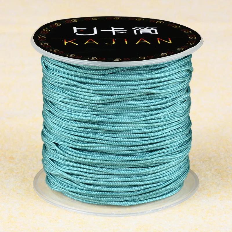 Color 2 A 1mm Минимальный заказ = 1 шт., веревка для драгоценностей 1/1. 5 мм,,, ожерелье, браслет, ювелирный кабель для принадлежностей/шнура/струны/нитки, не выцветающие - Цвет: Color 2 A 1mm