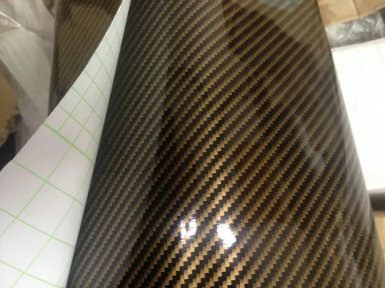 Высокоглянцевый 2D стикер для автомобиля пленка из углеродного волокна 50*200 см