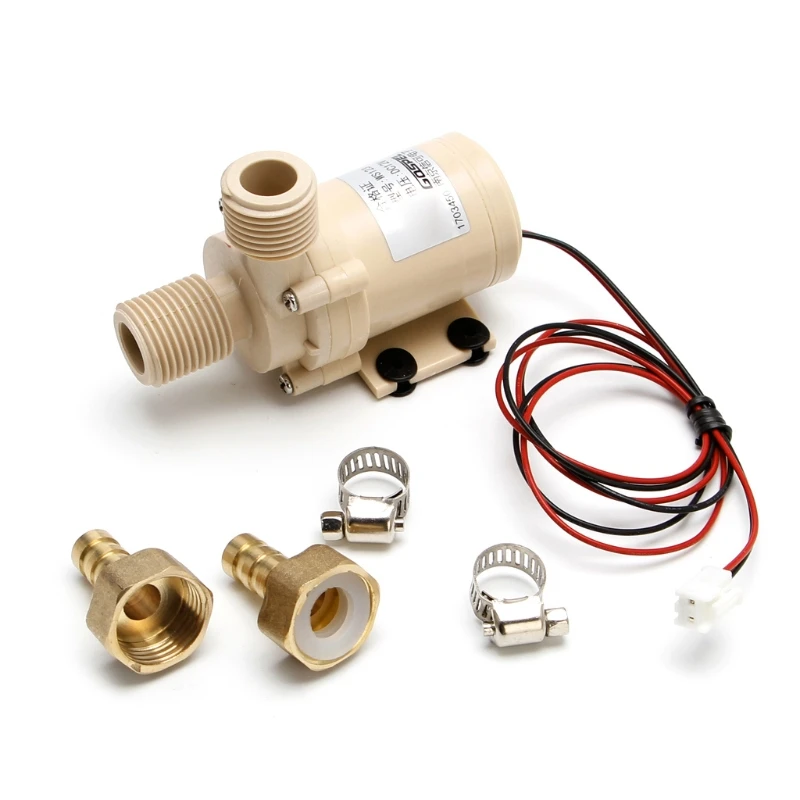

Very Durable 12V Solar Submersible Hot Water Pump Circulation 212degree F Brushless Motor High Pressure