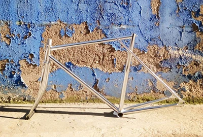 Sliver frame Велосипедная Рама с фиксированной передачей 4130 хромированная молибденовая стальная фиксационная рама дорожный 700C рама 53 см 55 см 58 см настраиваемая велосипедная Рама - Цвет: Sliver frame