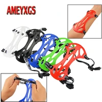 2pcs archery arm protective gear adjustable arm guard for compound bow recurve bow shooting protector hunting accessories