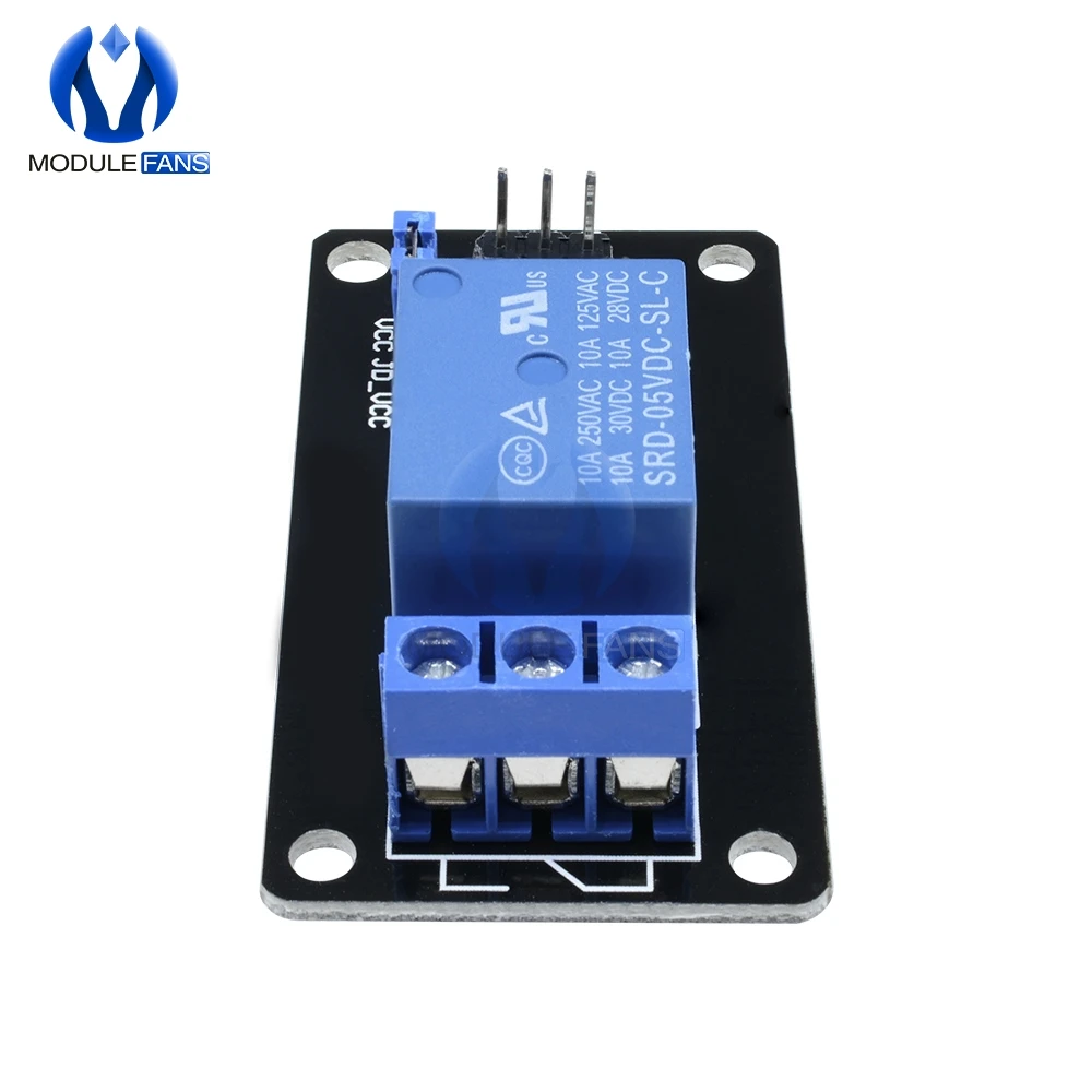 1 канальный релейный модуль постоянного тока 5 В для платы Arduino MCU PIC AVR DSP ARM SCM