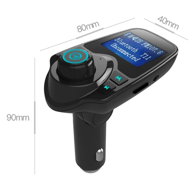 ANLUD Беспроводной Bluetooth Car Kit Handsfree fm-передатчик автомобильный Mp3 плеер USB телефон Зарядное устройство для iPhone Автомобильн
