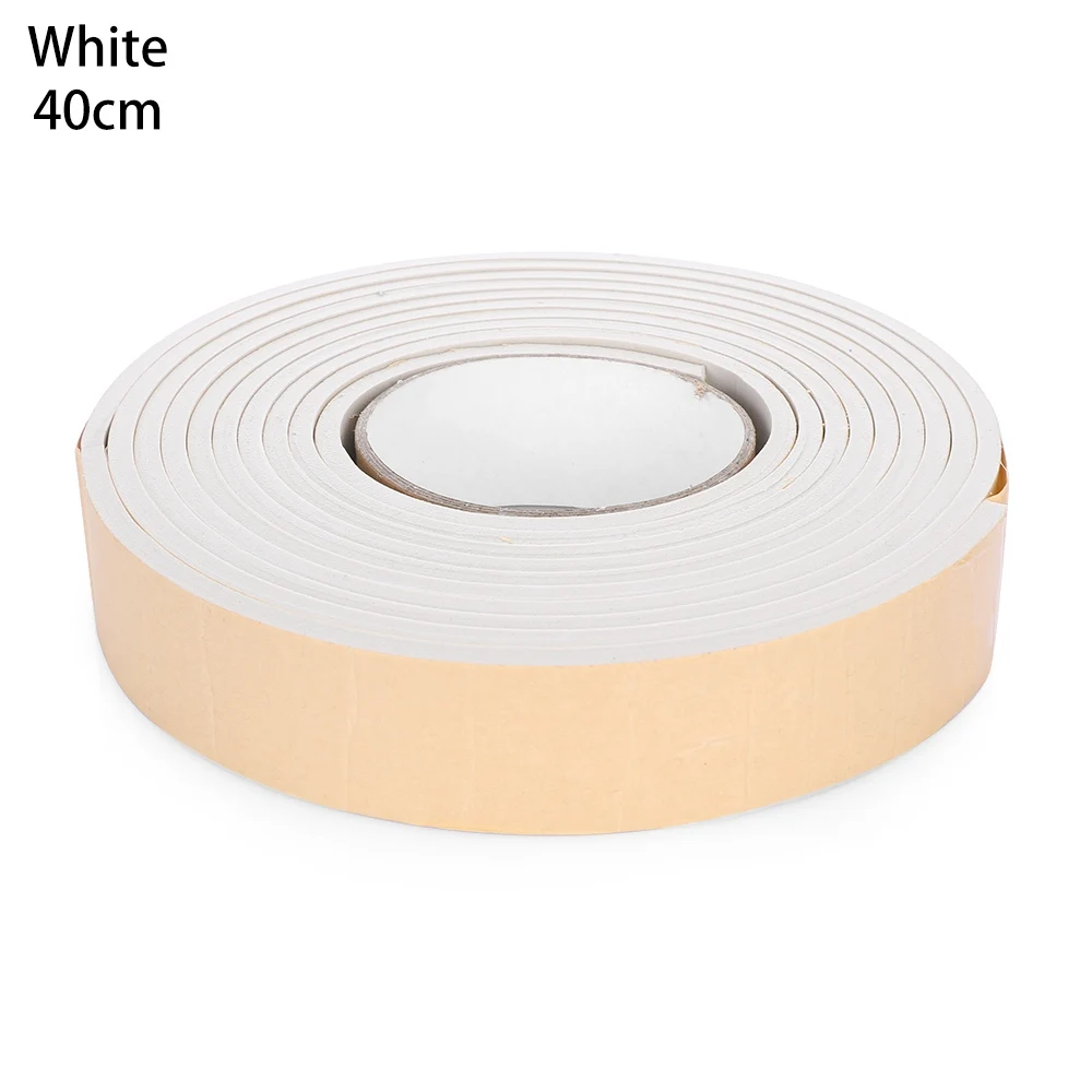 white-40mm 1 предмет; Новинка; Мягкая 5 м самоклеющаяся уплотнение для окна полоска для автомобильной двери Шум изоляционная Резина пыли уплотнительная лента оконные принадлежности - Цвет: white-40mm