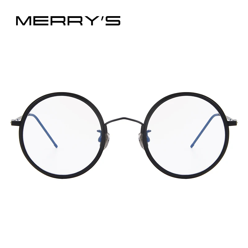 Модные женские круглые оправы для очков MERRY'S мужские классические очки S񡌝|frame