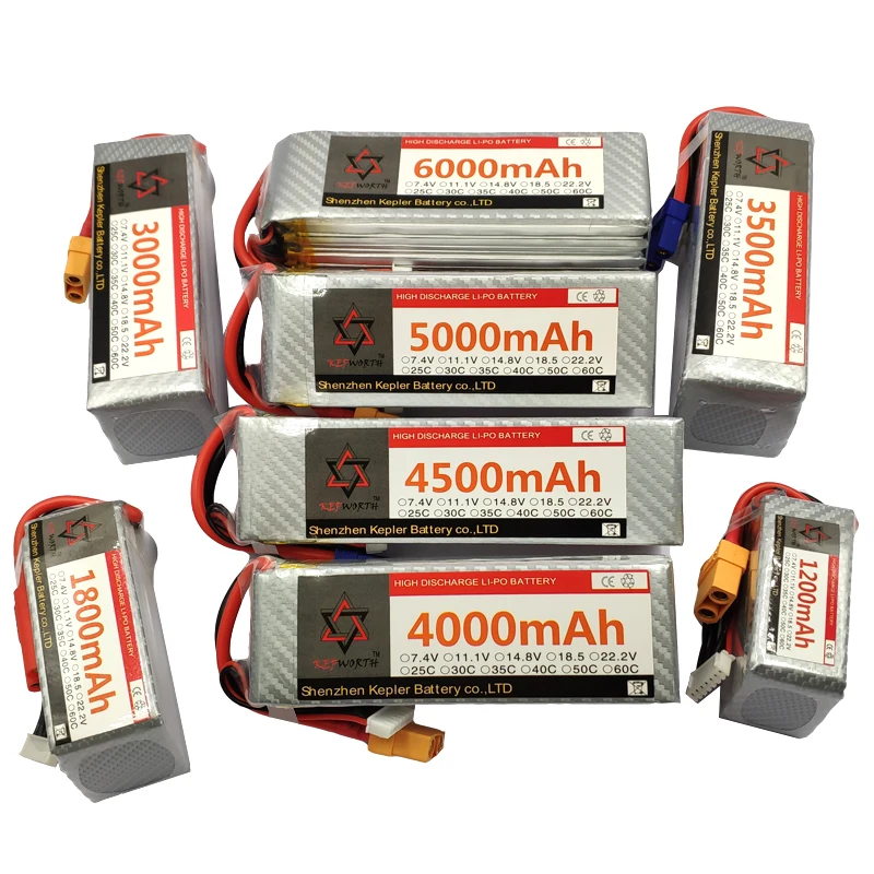 22 2 V 6S 1300 1800 2200 2600 3000 3500 3800 5000 6000 мА/ч 25C 35C 60C с силикатной гелевой Батарея для