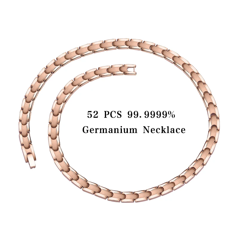 SGS authentication 99.9999% Full High Pure germanium Necklace Titanium Necklaces IN The Body's Anti aging and Metabolism|germanium