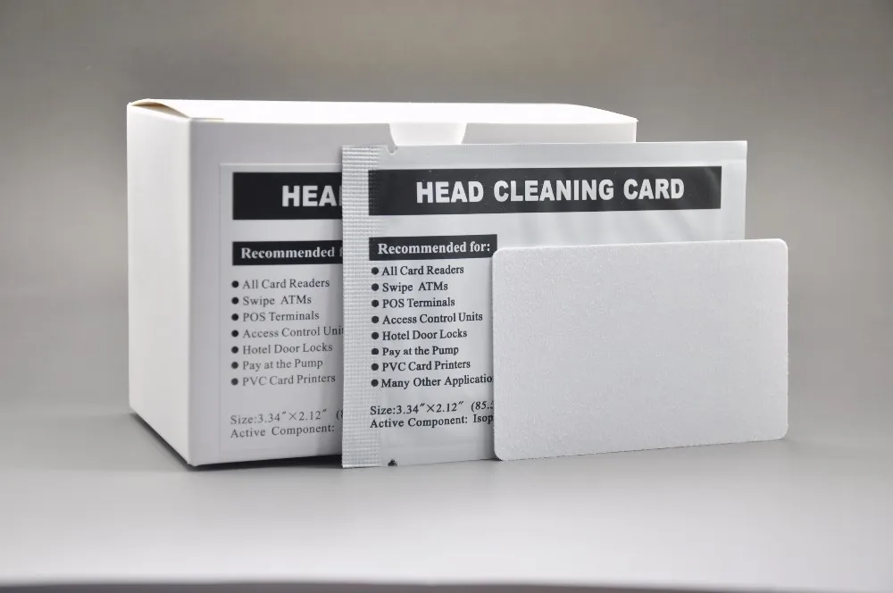 10 pcs Cleaning Cards for Magnetic Stripe Credit Card Readers debit card swipes | Компьютеры и офис