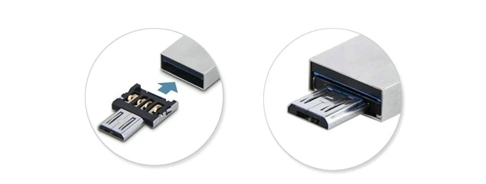 Горячая Распродажа Mini USB 2 0 Micro OTG преобразователь адаптер для мобильного телефона