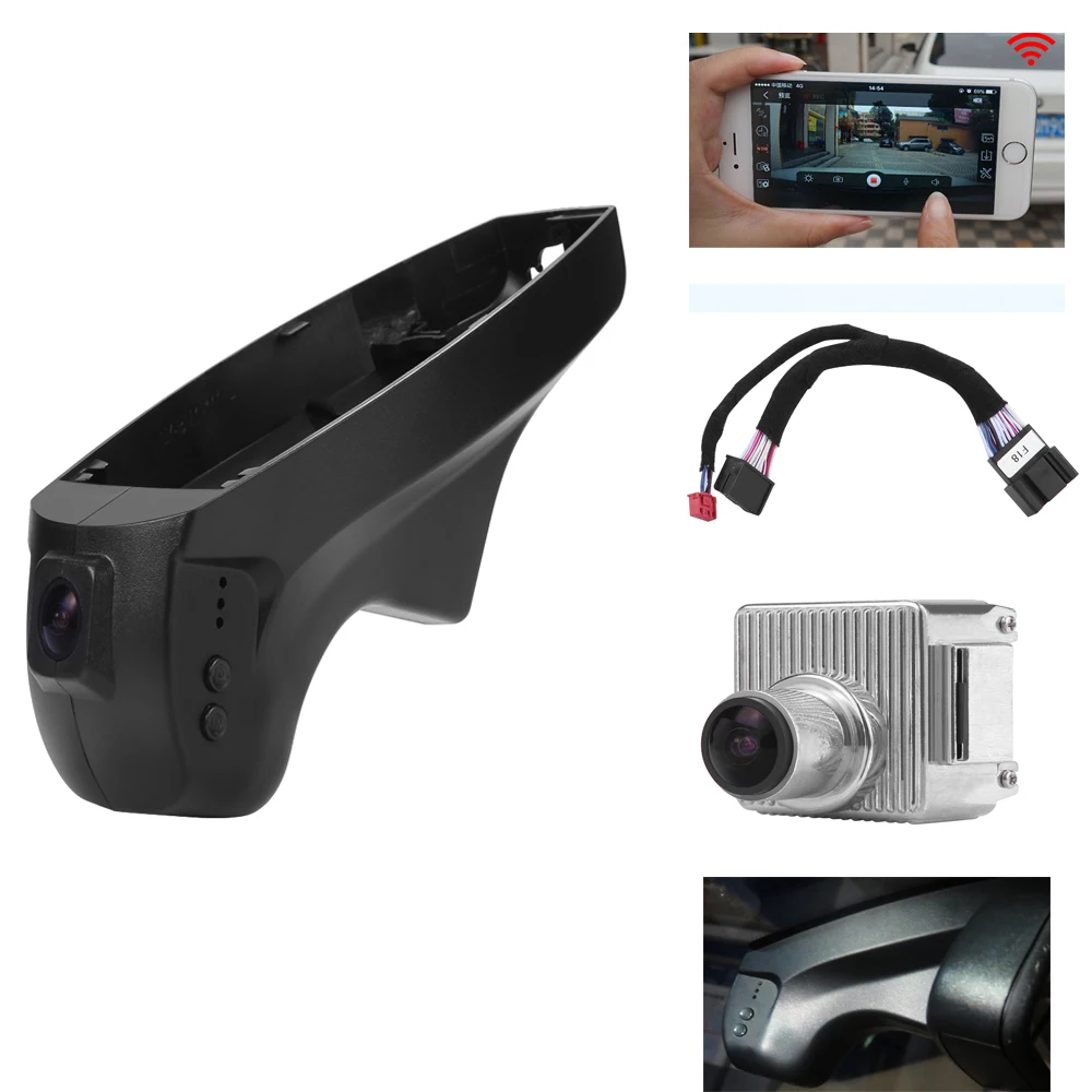Скрытый видеорегистратор PLUSOBD с Wi Fi для BMW 3 серии E90 E91 1 E87 X1 E84 1080P NT9665 H.264 напрямую