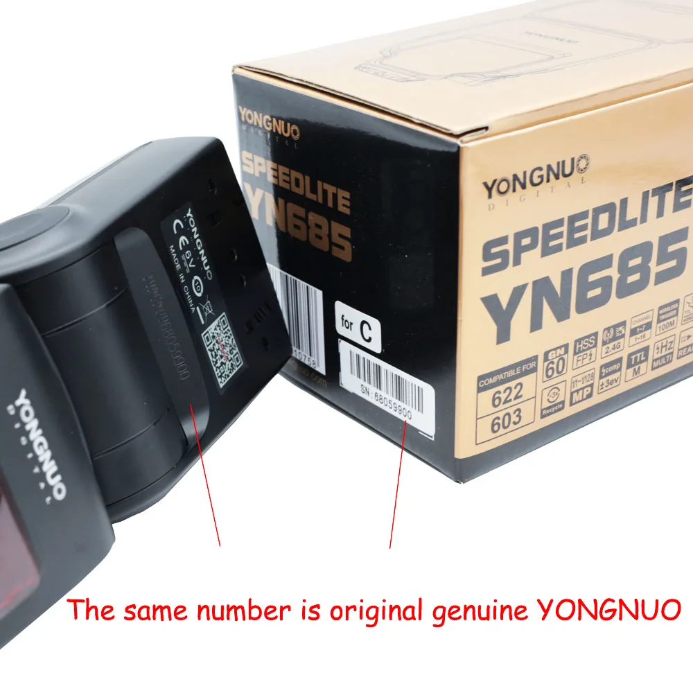 YONGNUO YN685 YN-685 C N YN685C Беспроводная вспышка Speedlite 2,4G HSS ttl i ttl для камеры Canon Nikon D750 D810 D7200 D610 D7000