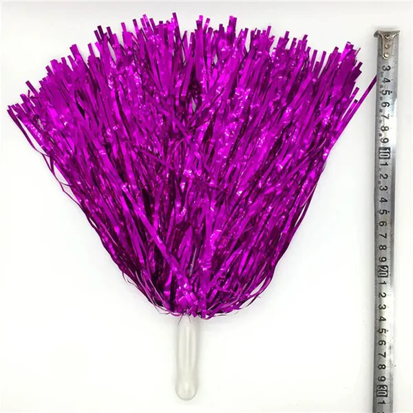Розовый 2 шт Cheer Dance Sport для соревнований Чирлидинг Pom Poms Flower Ball для футбола баскетбольного матча помпон для детского использования - Цвет: Розовый